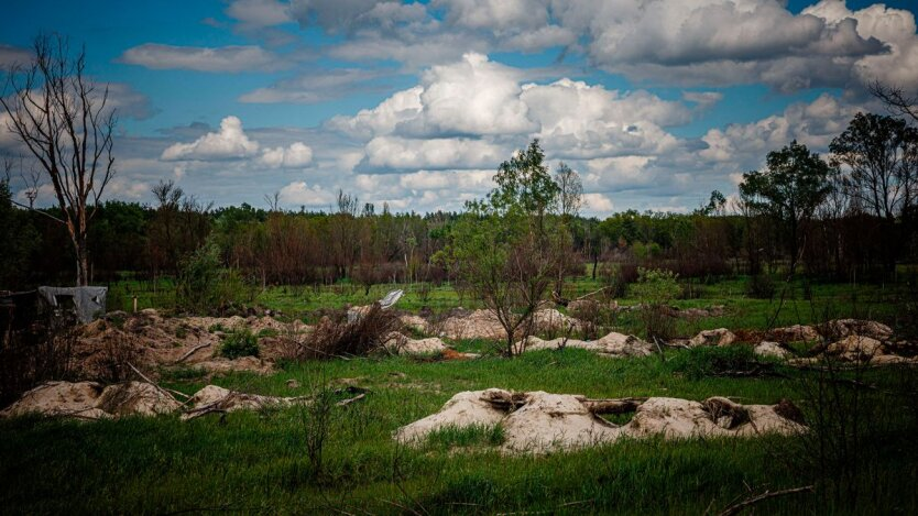 Ukrainian fields are full of soldiers