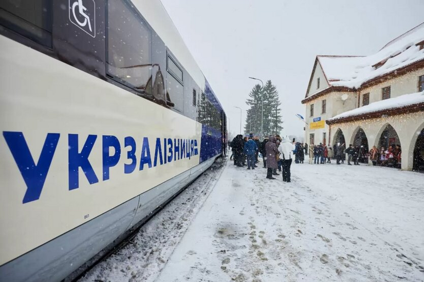 Потяг Укрзалізниці до Європи