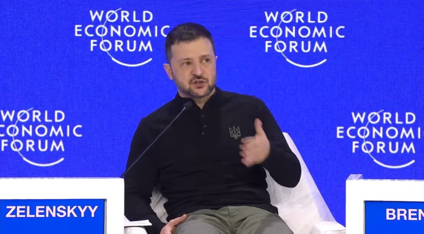 Zeleński w Davos opowiedział o potencjale wojskowym Rosji i wezwał do jedności Europy