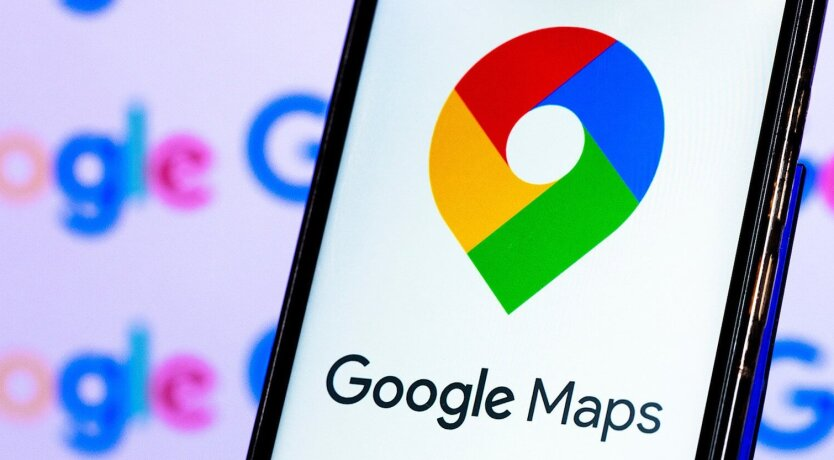 Изображение российского разгона позиций Украины на Google Maps