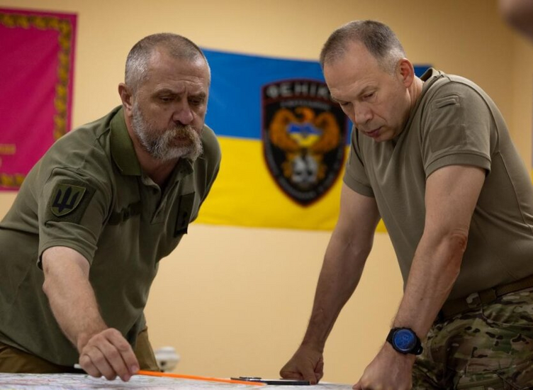 Сирский на фронте и в Харьковской области