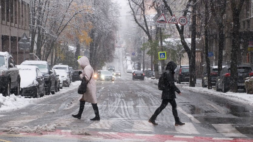 Der Schnee und Regen werden die Ukraine treffen: Didenko warnte vor einem plötzlichen Wetterwechsel am Wochenende