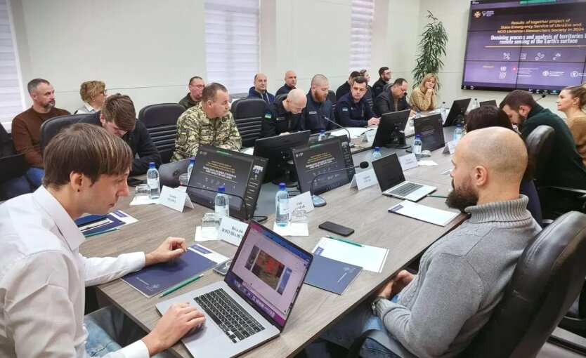 Demining testing ground in Ukraine