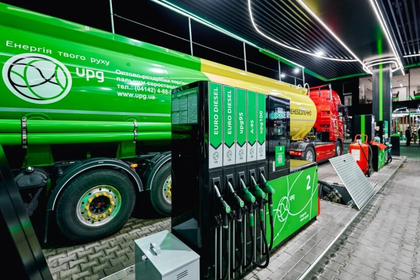Продажі палива на АЗС України