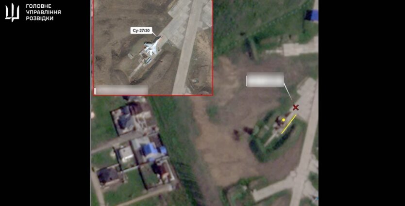 A Su-30SM fighter jet worth $50 million was burned in Russia: GUR released the video