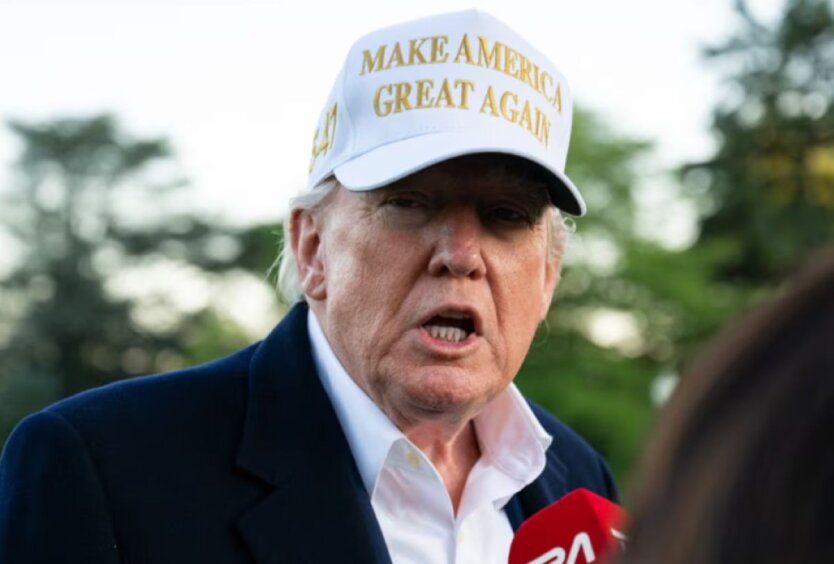 U.S. President Trump at the survey