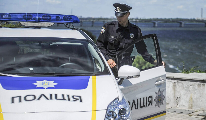 Driver behind the wheel of a car